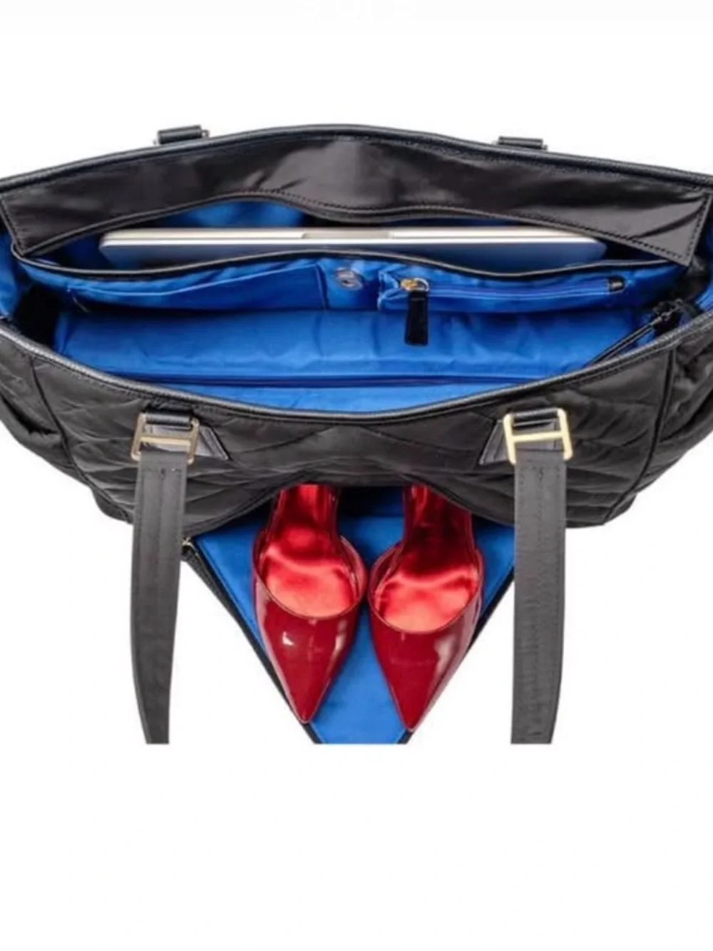 Madison Puffer Tote - Black